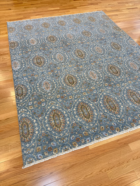 Kaoud Rugs 8.1x10.1 Rectangle LIGHT BLUE Contemp Area Rug