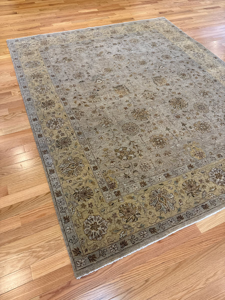 Kaoud Rugs 8.1X9.9 Rectangle GREY ANT. MAHAL Area Rug