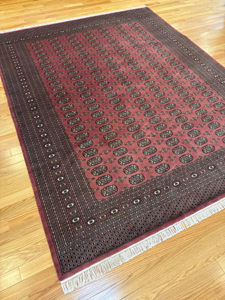 Kaoud Rugs 8X10.1 Rectangle Rose Boukhara Area Rug