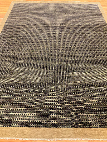 Kaoud Rugs 9X12.2 Rectangle BLACK GABBEH Area Rug