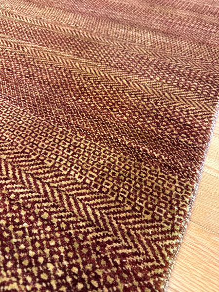 Kaoud Rugs 7.10X9.10 Rectangle RUST GABBEH Area Rug
