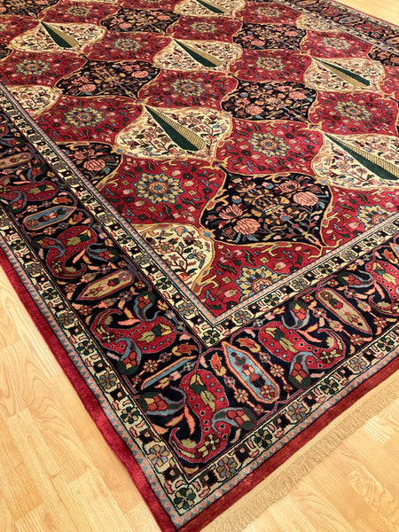 Kaoud Rugs 10.1X14.1 Rectangle RUST BAKTIARI Area Rug