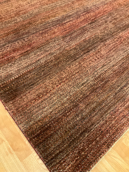 Kaoud Rugs 10X13.8 Rectangle RUST GABBEH Area Rug