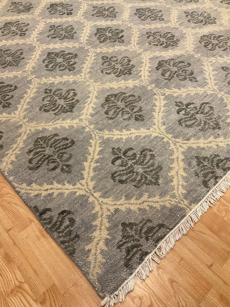 Kaoud Rugs 9.11X13.10 Rectangle SILVER CONTEMP Area Rug