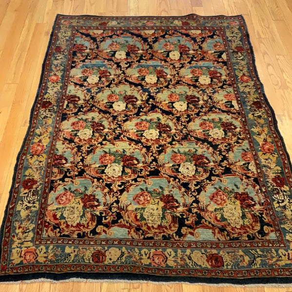 Kaoud Rugs 4.7x7 Rectangle NAVY  Area Rug