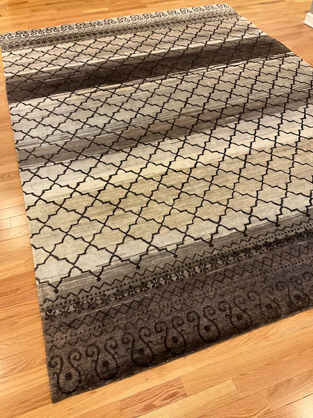 Kaoud Rugs 9X12 Rectangle IVORY CONTEMP Area Rug