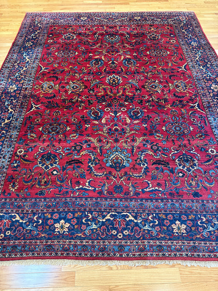 Kaoud Rugs 9X11.8 Rectangle RED  Area Rug