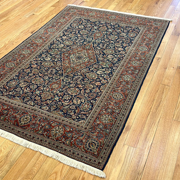 Kaoud Rugs 4.6X7 Rectangle NAVY  Area Rug