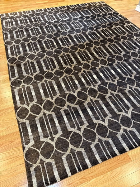 Kaoud Rugs 8.10X11.9 Rectangle BROWN ANT. MAHAL  Area Rug