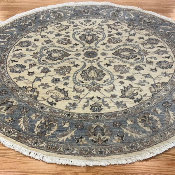 Kaoud Rugs 6X6 ROUND BEIGE ANT MAHAL Area Rug