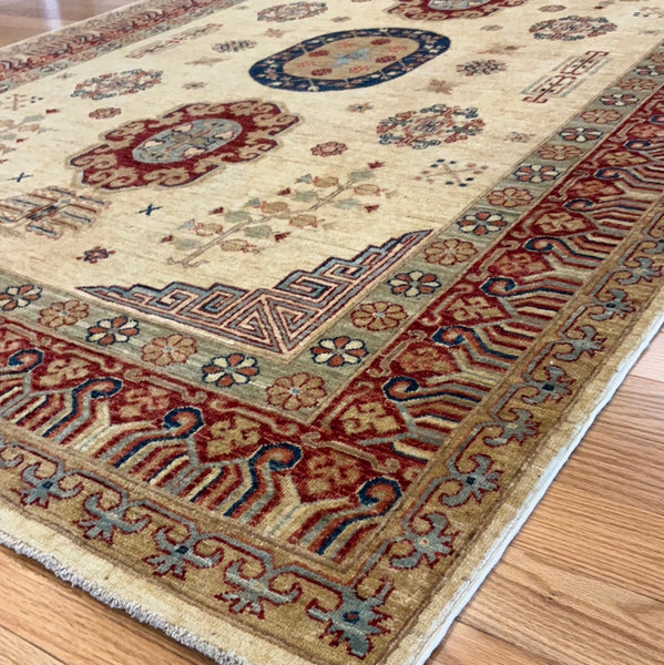Kaoud Rugs 5.7X8.2 Rectangle BEIGE ANT. TABRIZ-S Area Rug