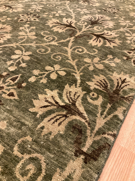 Kaoud Rugs 10X13.10 Rectangle GREEN CONTEMP Area Rug