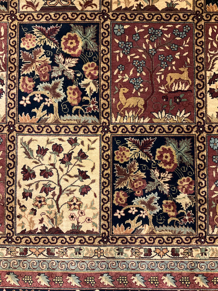 Kaoud Rugs 9.11X13.9 Rectangle MULTI ANT. BAKTIARI-B Area Rug