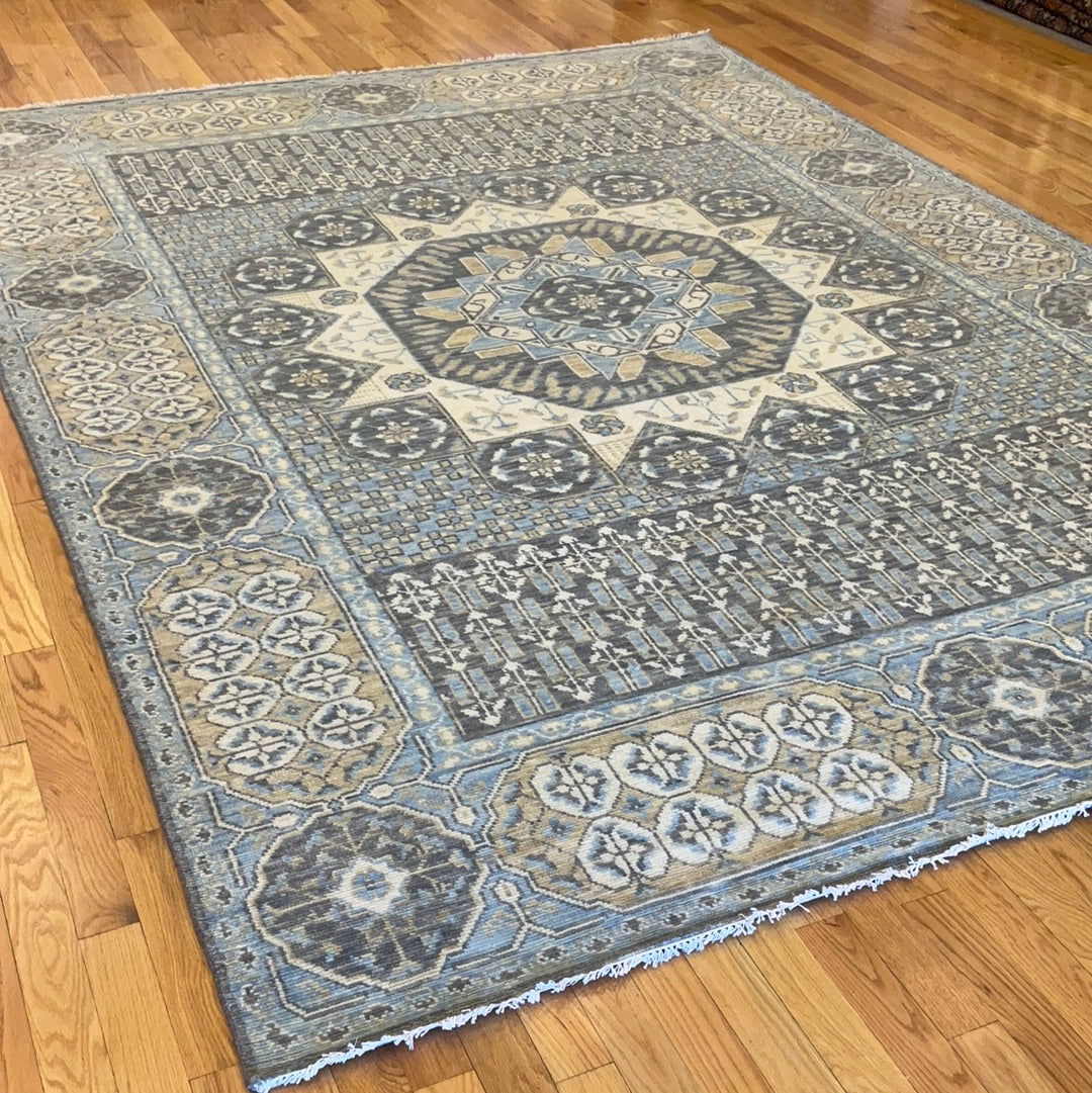 Kaoud Rugs 9.2X12.5 Rectangle Grey Contemp Area Rug