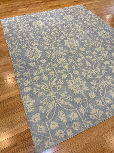Kaoud Rugs 8X10 Rectangle LIGHT BLUE CONTEMP Area Rug