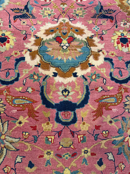 Kaoud Rugs 8.11X11.8 Rectangle PINK SPARTA Area Rug