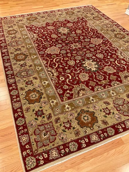 Kaoud Rugs 9.2X12 Rectangle BURGUNDY ANT. VERAMINE Area Rug