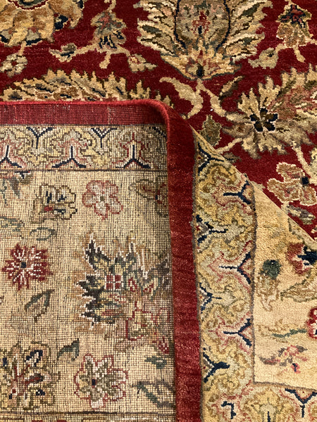 Kaoud Rugs 10.1X14.2 Rectangle BURGUNDY ANT. MAHAL Area Rug