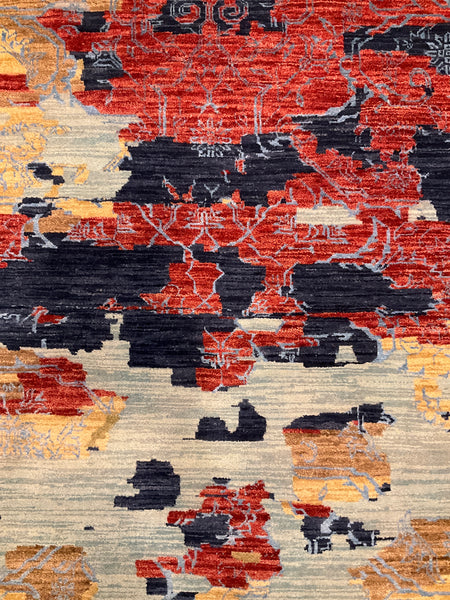 Kaoud Rugs 10x14 Rectangle MULTI CONTEMP Area Rug