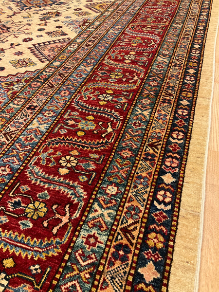 Kaoud Rugs 10X13.8 Rectangle BEIGE ANT. SHIRVAN Area Rug