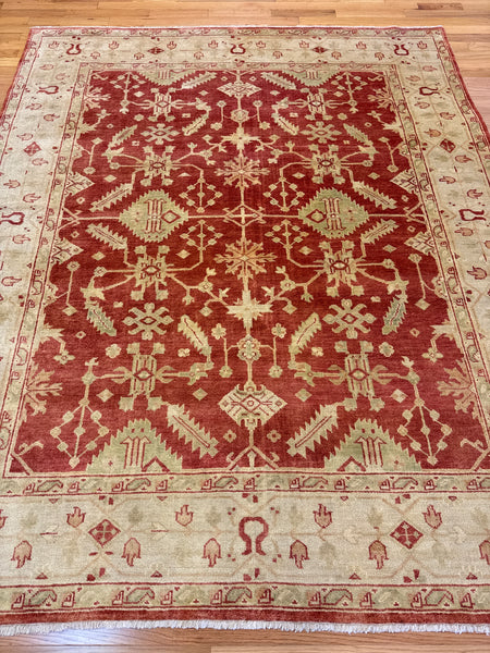 Kaoud Rugs 8X9.9 Rectangle RUST ANT. MAHAL Area Rug