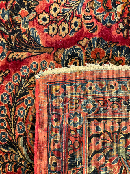 Kaoud Rugs 8.8X11.2 Rectangle RED SAROUK Area Rug