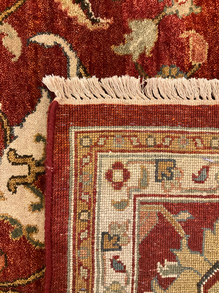 Kaoud Rugs 9X11.8 Rectangle RUST ANT. VERAMINE Area Rug