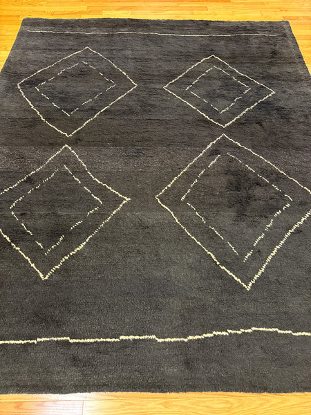 Kaoud Rugs 8.4X10 Rectangle BLACK CONTEMP Area Rug