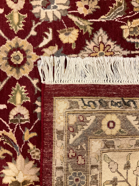 Kaoud Rugs 9.10X14.4 Rectangle BURGUNDY ANT. TABRIZ Area Rug