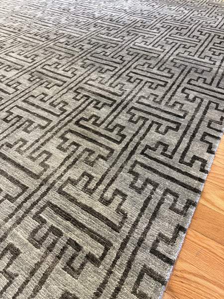 Kaoud Rugs 8X10 Rectangle LIGHT BLUE CONTEMP Area Rug