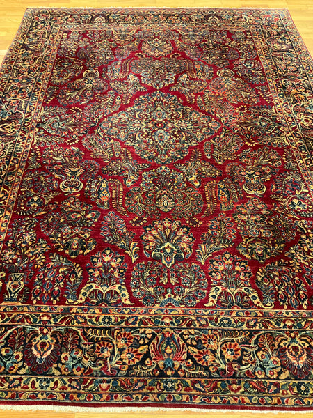 Kaoud Rugs 8.6x11.6 Rectangle RED  Area Rug