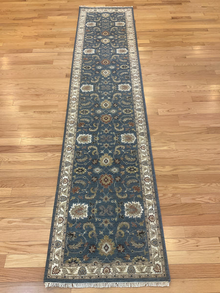 Kaoud Rugs 2.7X11.9 Runner Navy MAHAL Area Rug