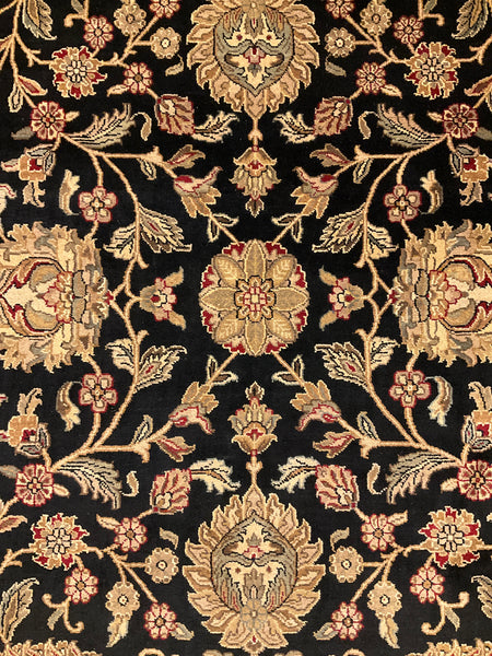 Kaoud Rugs 9.11X13.10 Rectangle BLACK ANT. MAHAL Area Rug