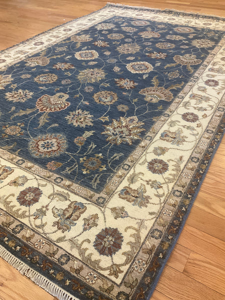 Kaoud Rugs 6X9.4 Rectangle Navy MAHAL Area Rug