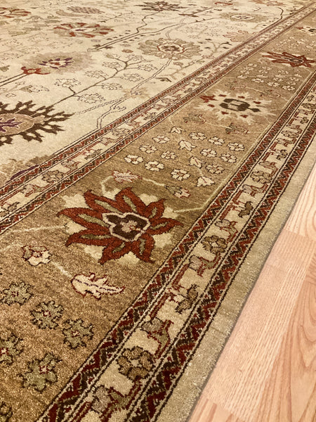 Kaoud Rugs 10X13.11 Rectangle BEIGE ANT. SULTANABAD Area Rug