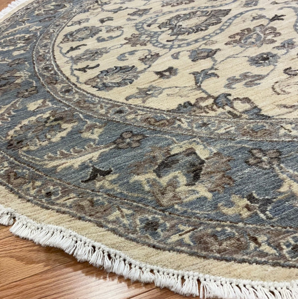 Kaoud Rugs 6X6 ROUND BEIGE ANT MAHAL Area Rug