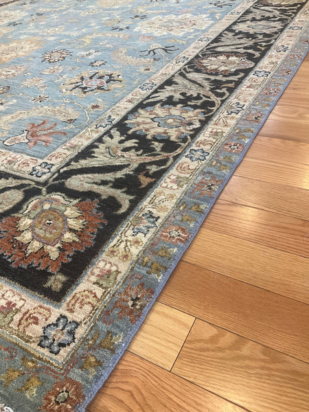 Kaoud Rugs 7.11X9.11 Rectangle Navy MAHAL Area Rug