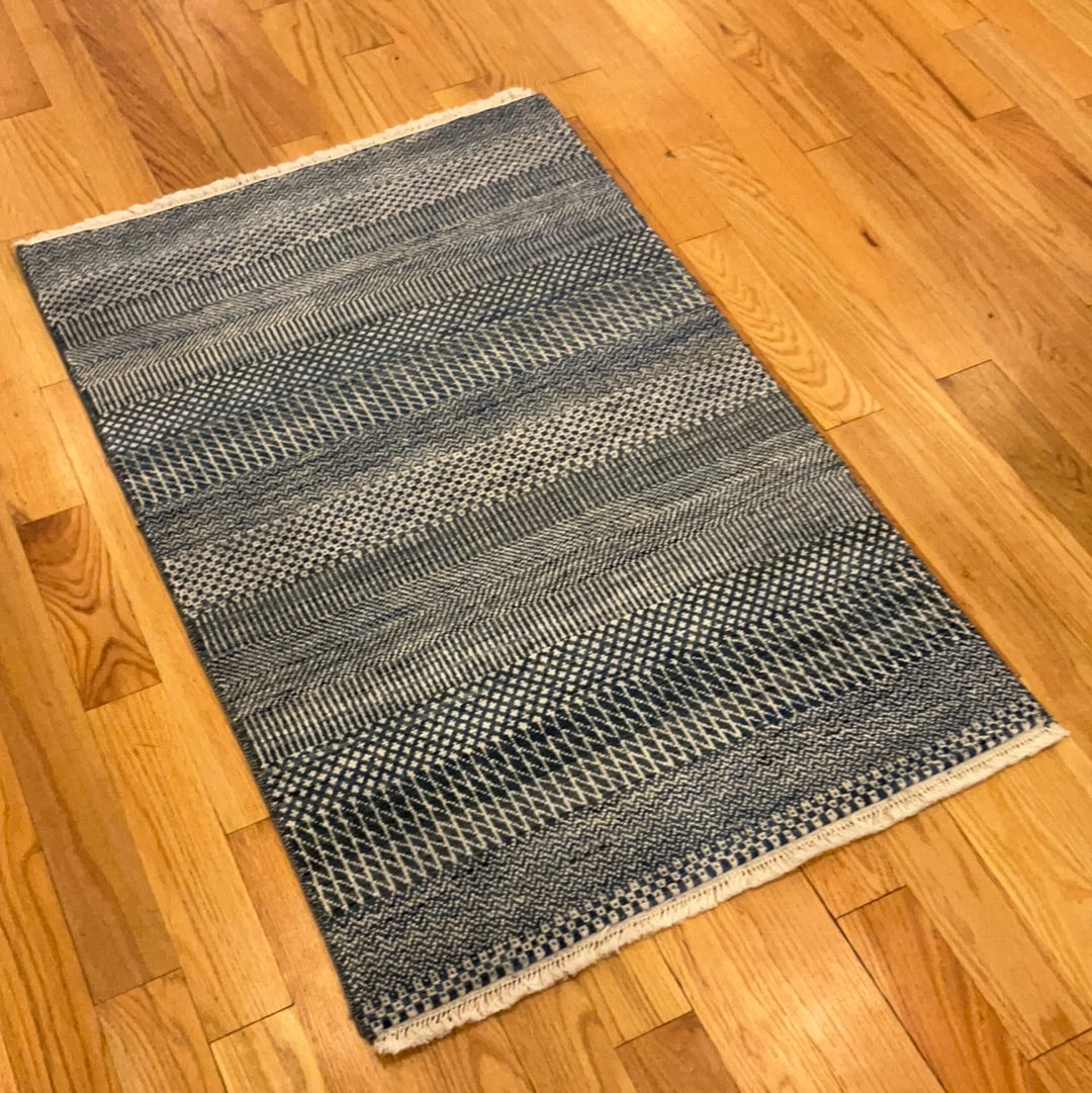 KAOUD RUGS 2.6X4 RECTANGLE NAVY CONTEMP-HERING AREA RUG