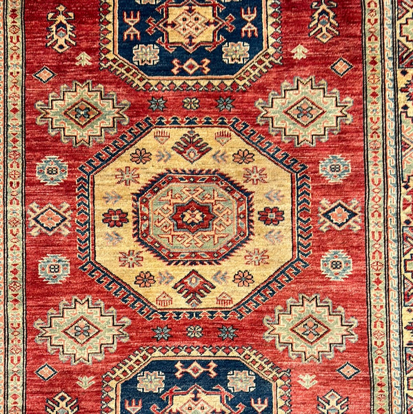 Kaoud Rugs 5X6.6 Rectangle RED ANT. KAZAK Area Rug