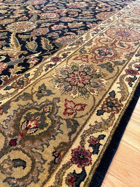 Kaoud Rugs 8.2X9.10 Rectangle BLACK ANT. MAHAL Area Rug