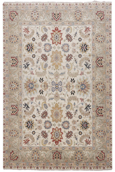 Kaoud Rugs 8.10X12.1 Rectangle Ivory MAHAL Area Rug