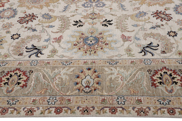 Kaoud Rugs 8.10X12.1 Rectangle Ivory MAHAL Area Rug