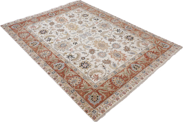 Kaoud Rugs 7.11X10.5 Rectangle Ivory MAHAL Area Rug