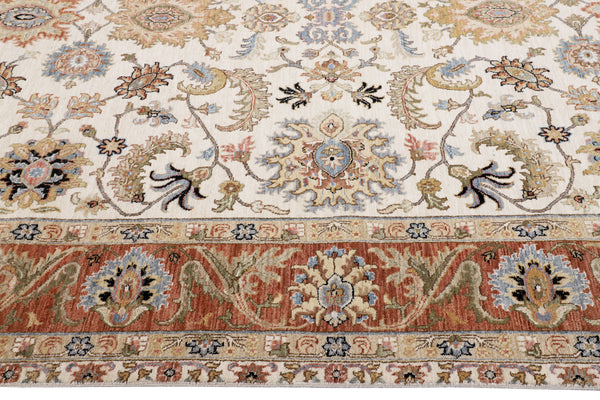Kaoud Rugs 7.11X10.5 Rectangle Ivory MAHAL Area Rug