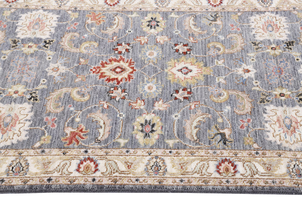 Kaoud Rugs 2.7X10.3 Runner Grey MAHAL Area Rug