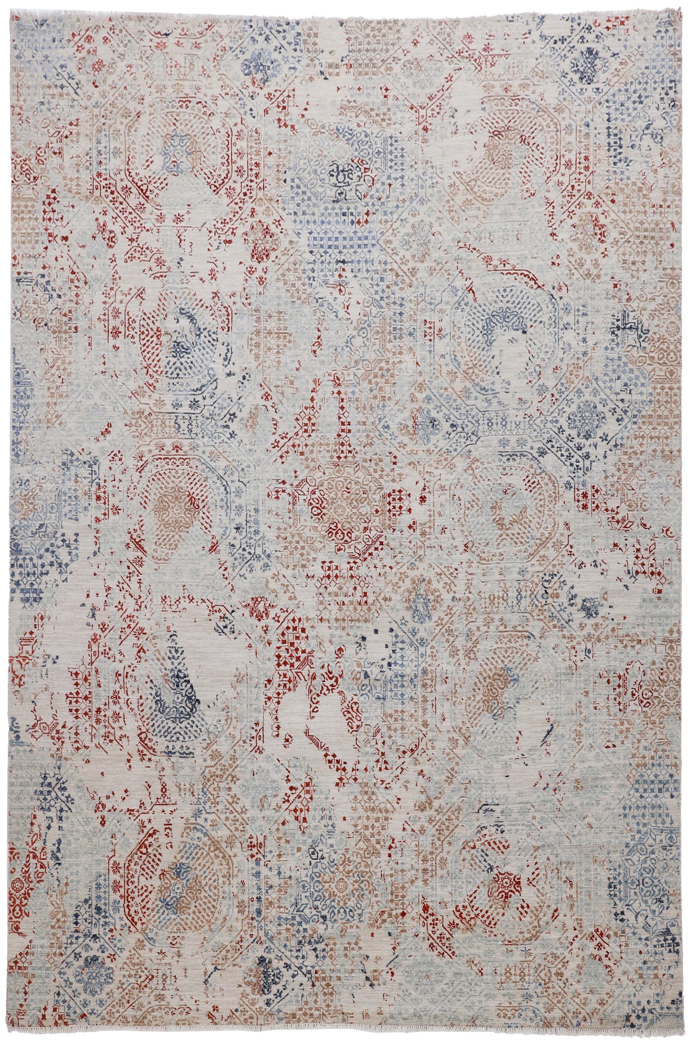 Kaoud Rugs 9X12.1 Rectangle Silver CONTEMP Area Rug