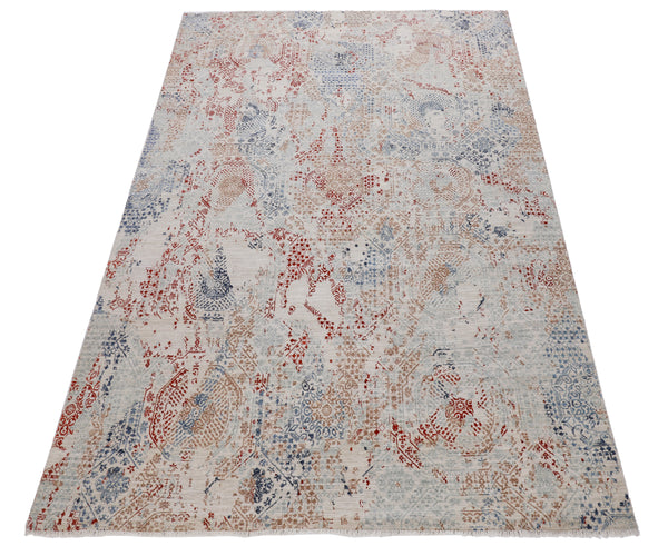 Kaoud Rugs 9X12.1 Rectangle Silver CONTEMP Area Rug
