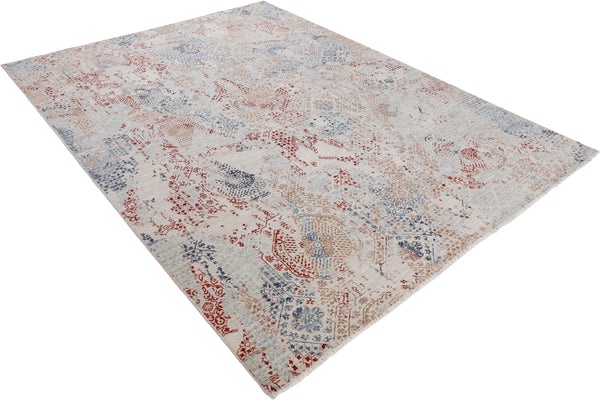 Kaoud Rugs 9X12.1 Rectangle Silver CONTEMP Area Rug
