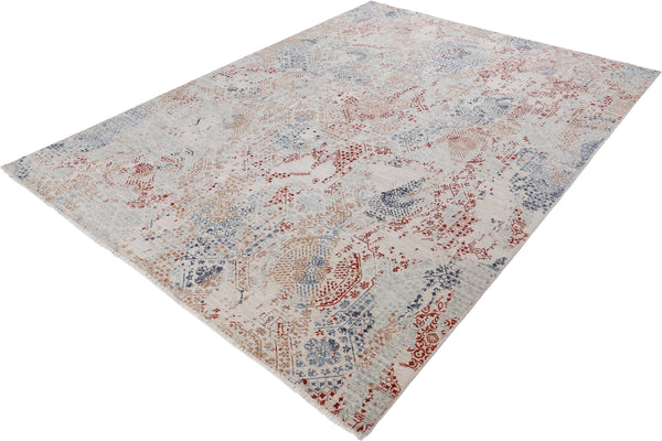 Kaoud Rugs 9X12.1 Rectangle Silver CONTEMP Area Rug