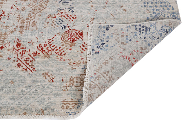 Kaoud Rugs 9X12.1 Rectangle Silver CONTEMP Area Rug